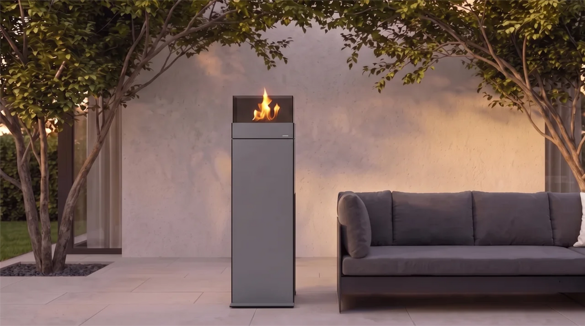LUX . Column . Fireplace