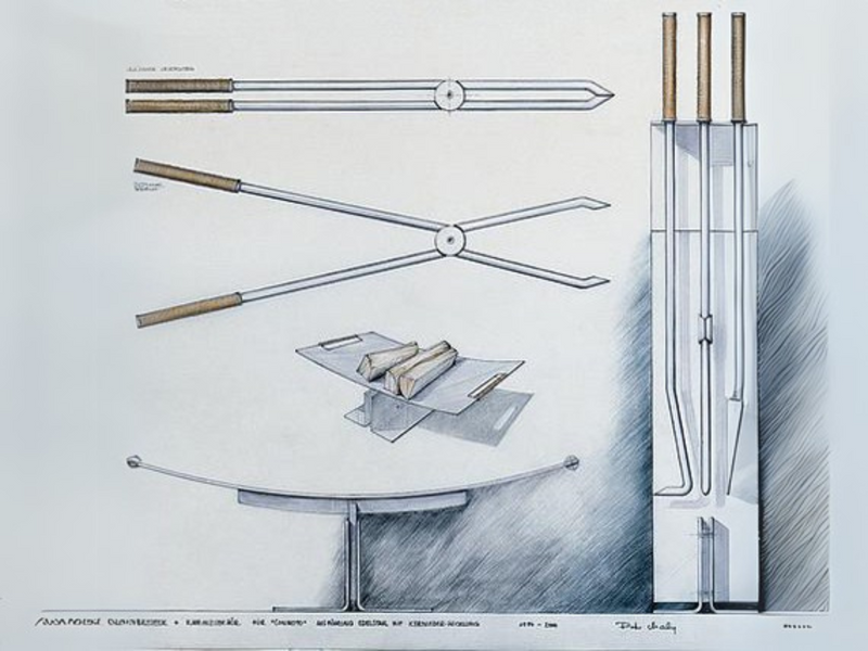 PETER MALY . Support à couverts