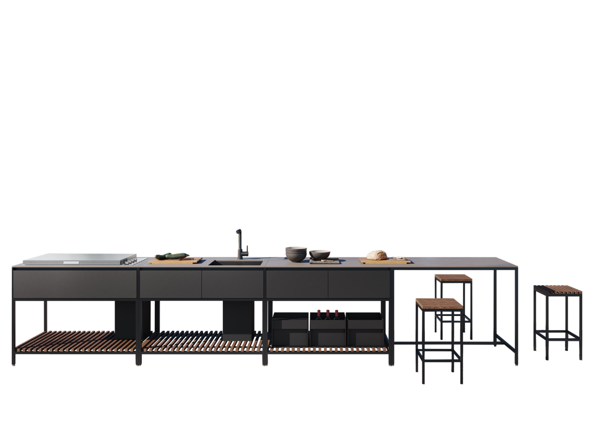 TICINO . Kitchen . frame . BBQ 120