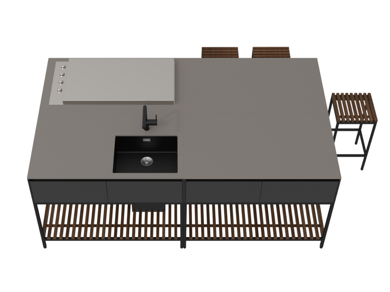 TICINO . Kitchen . Frame . Drawer 60