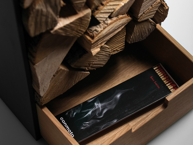 COVO . Brennholzregal