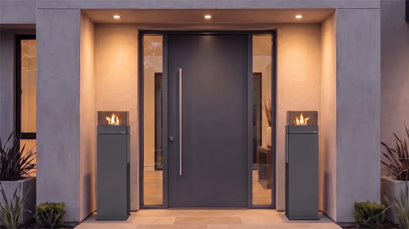 LUX . Column . Fireplace