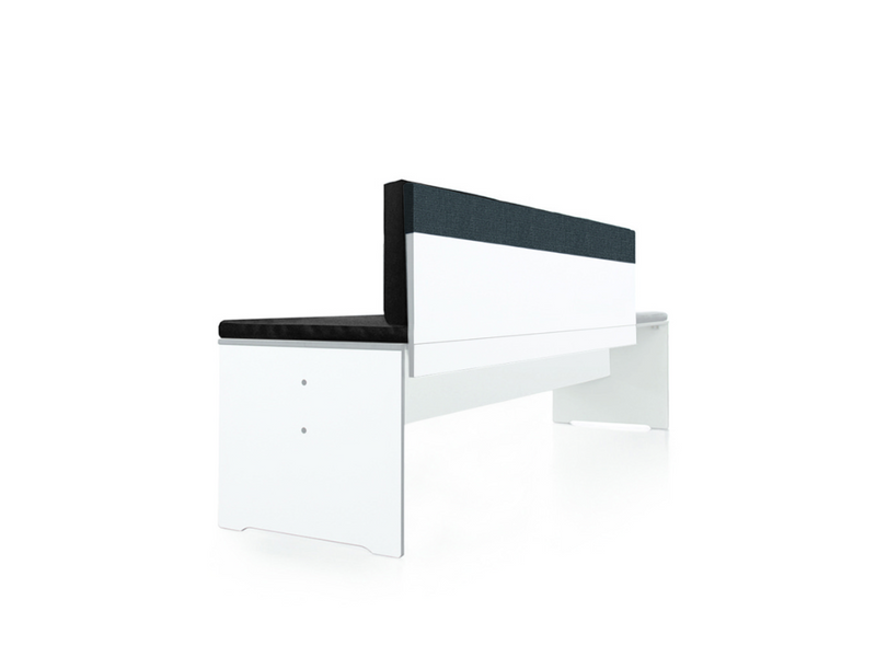 RIVA Bank mit Rückenlehne . Auflagen-Set