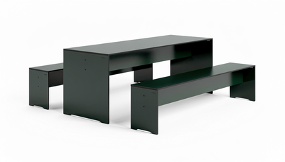 RIVA . Ensemble table et banc