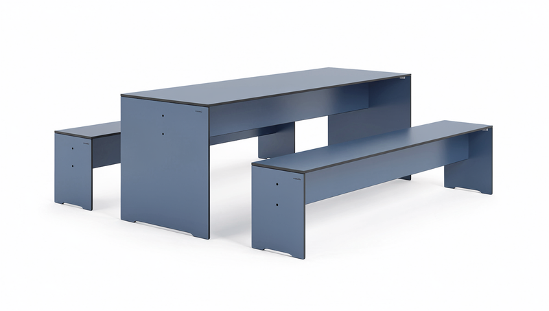RIVA . Ensemble table et banc