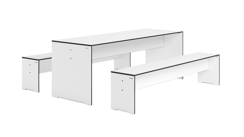 RIVA . Ensemble table et banc