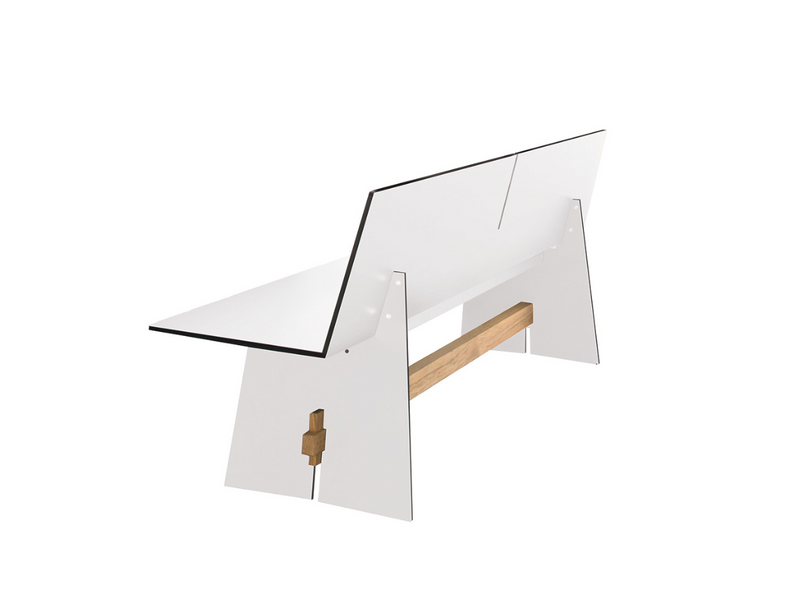 TENSION . Wangenbank . Mit Rückenlehne