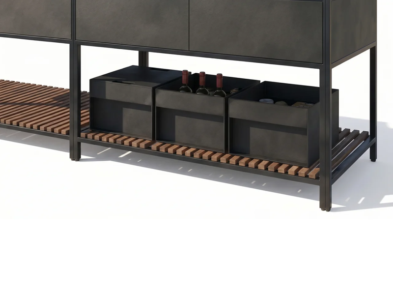 TICINO . KITCHEN . FRAME . STORAGE BOX