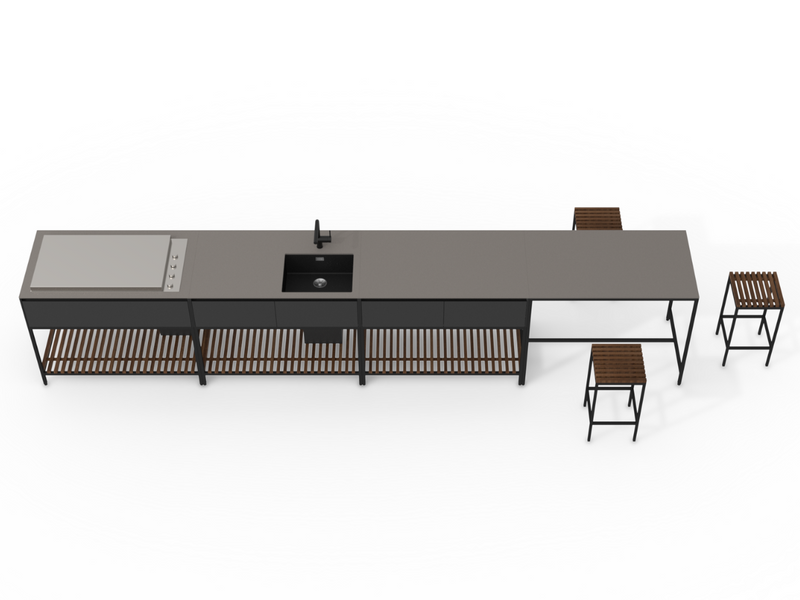 TICINO . Kitchen . Frame . Drawer 120